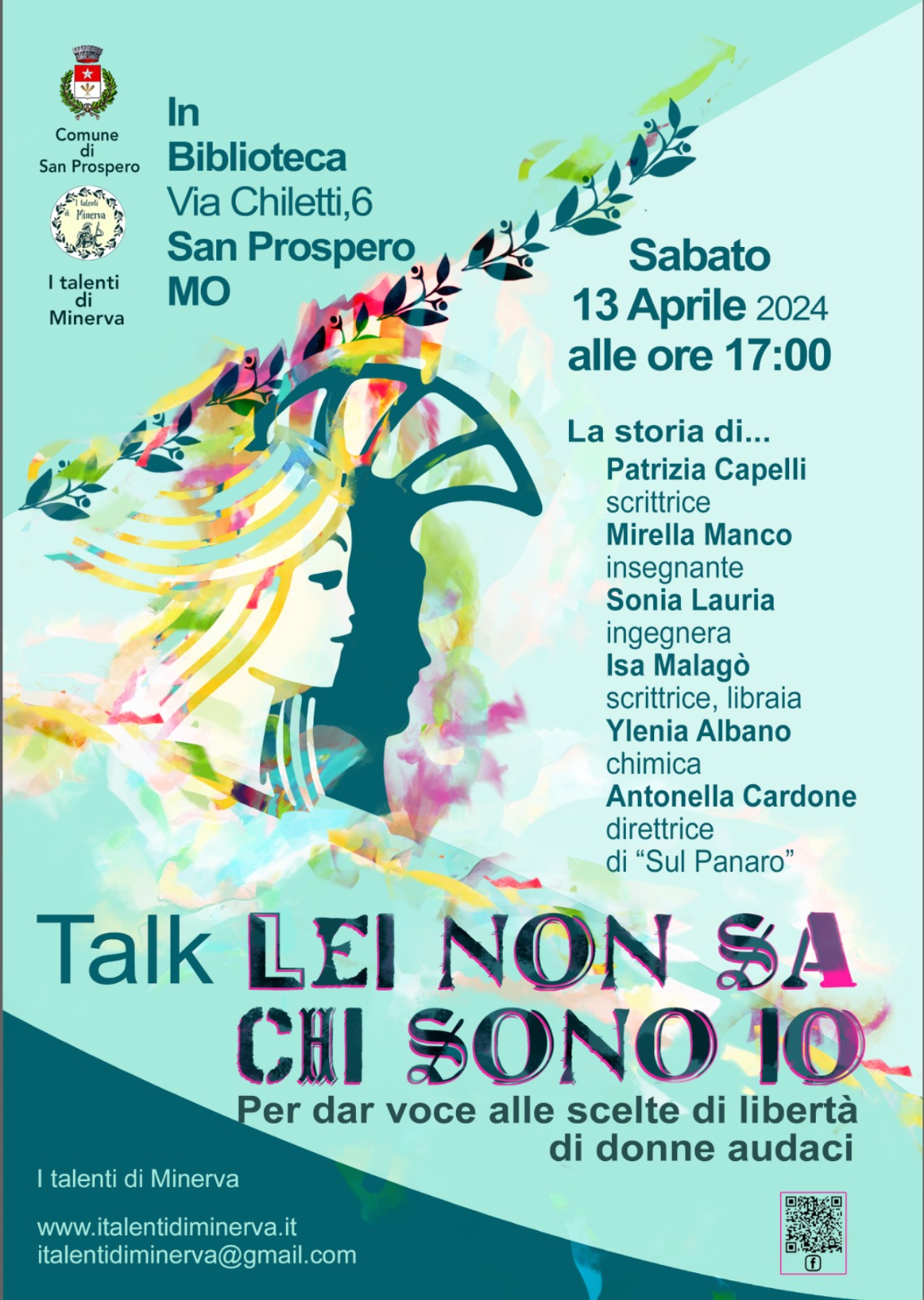 Talk “Lei non sa chi sono io” – 13 aprile alle ore 17 in Biblioteca a San Prospero